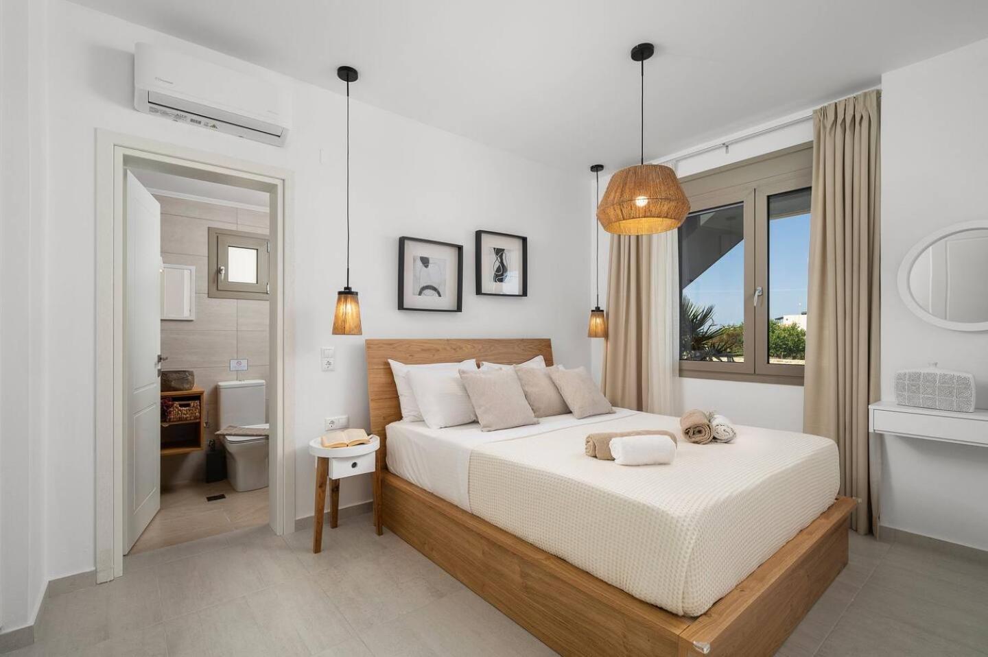 Ammokrinos Luxury Homes,150M From The Beach كالاماكي المظهر الخارجي الصورة