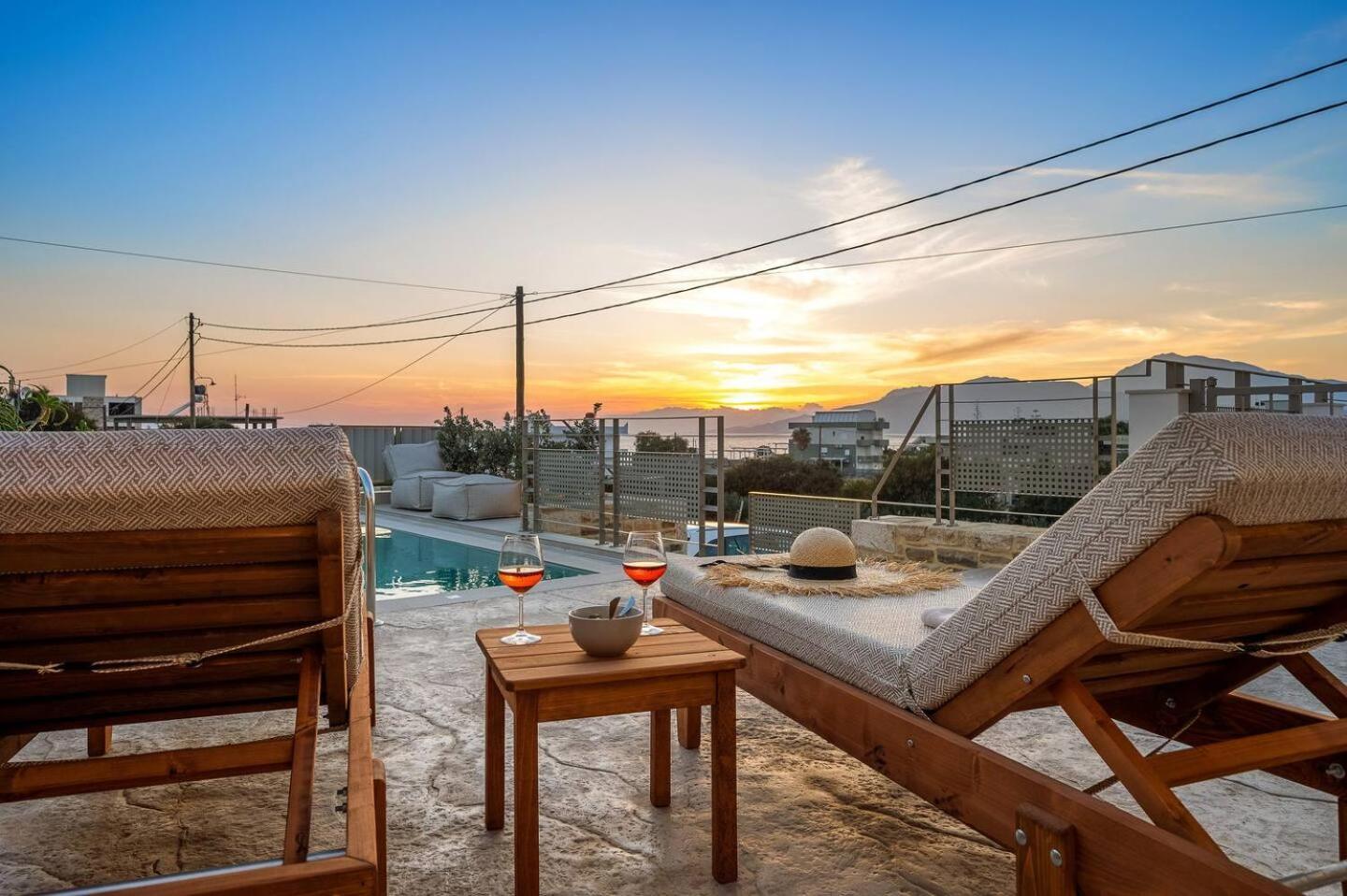 Ammokrinos Luxury Homes,150M From The Beach كالاماكي المظهر الخارجي الصورة