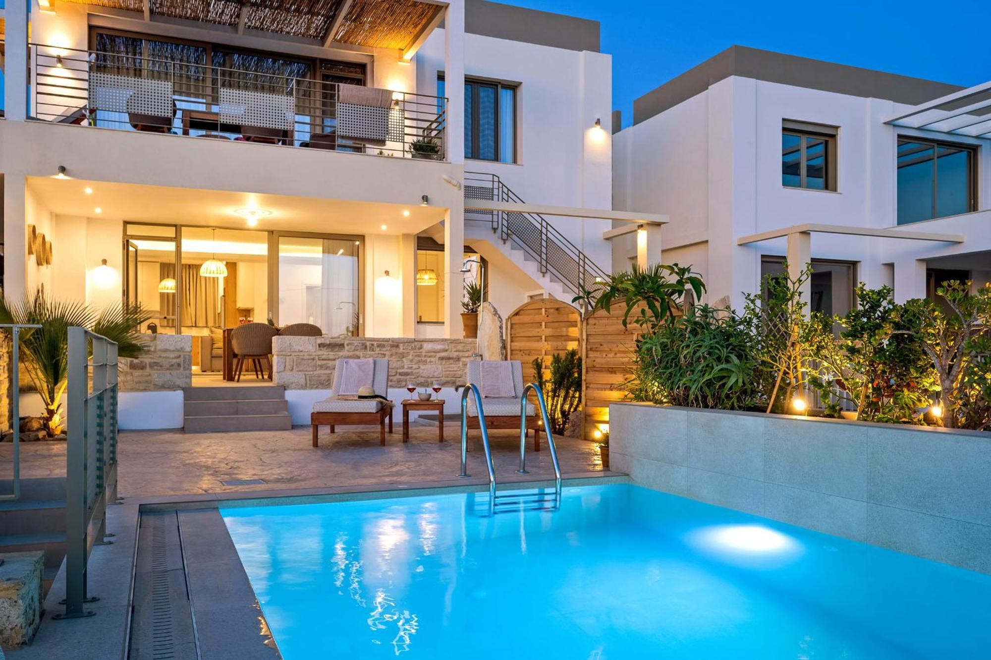 Ammokrinos Luxury Homes,150M From The Beach كالاماكي المظهر الخارجي الصورة