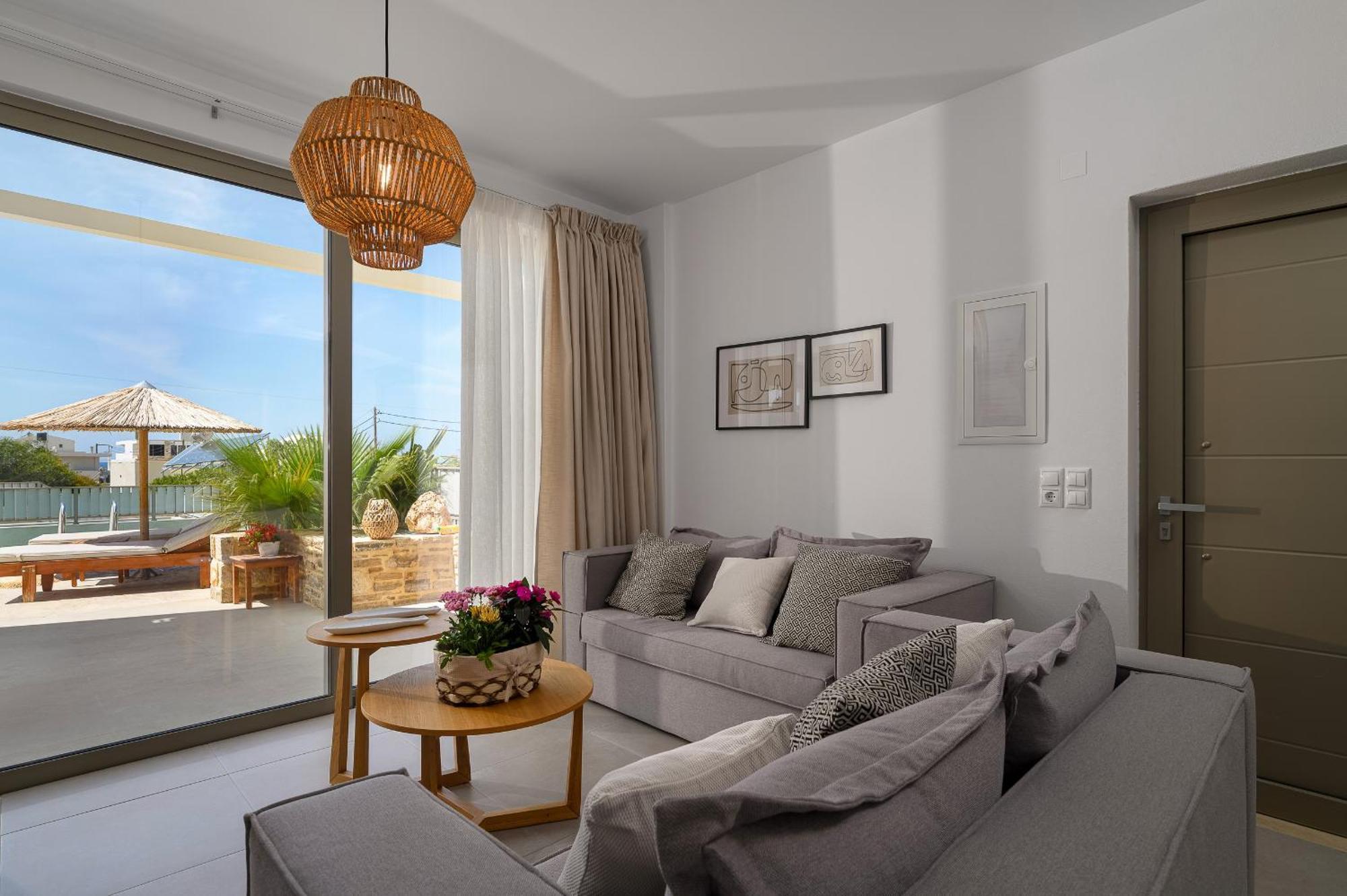 Ammokrinos Luxury Homes,150M From The Beach كالاماكي المظهر الخارجي الصورة