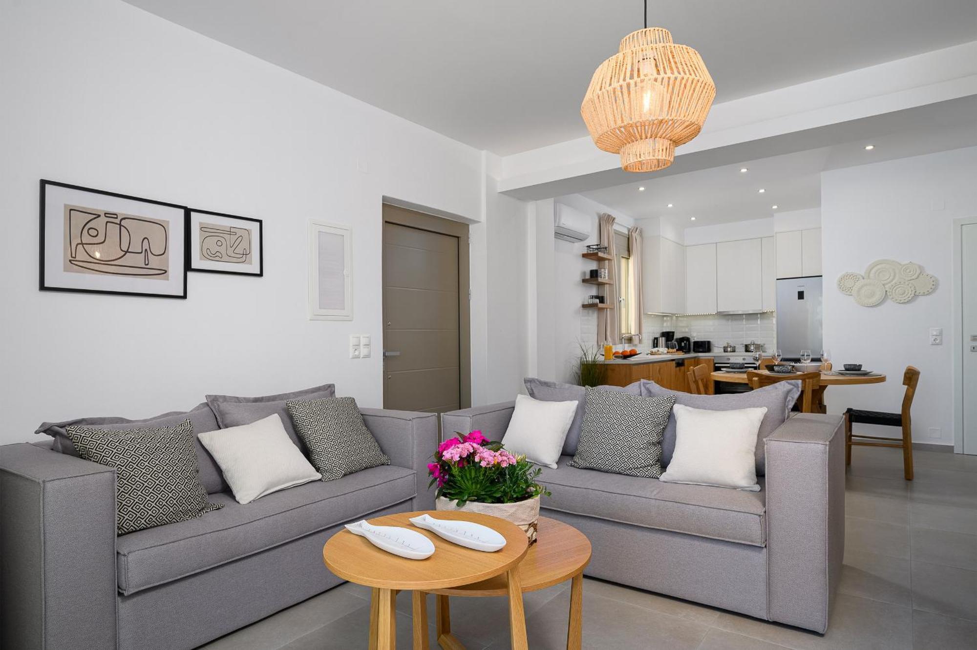 Ammokrinos Luxury Homes,150M From The Beach كالاماكي المظهر الخارجي الصورة