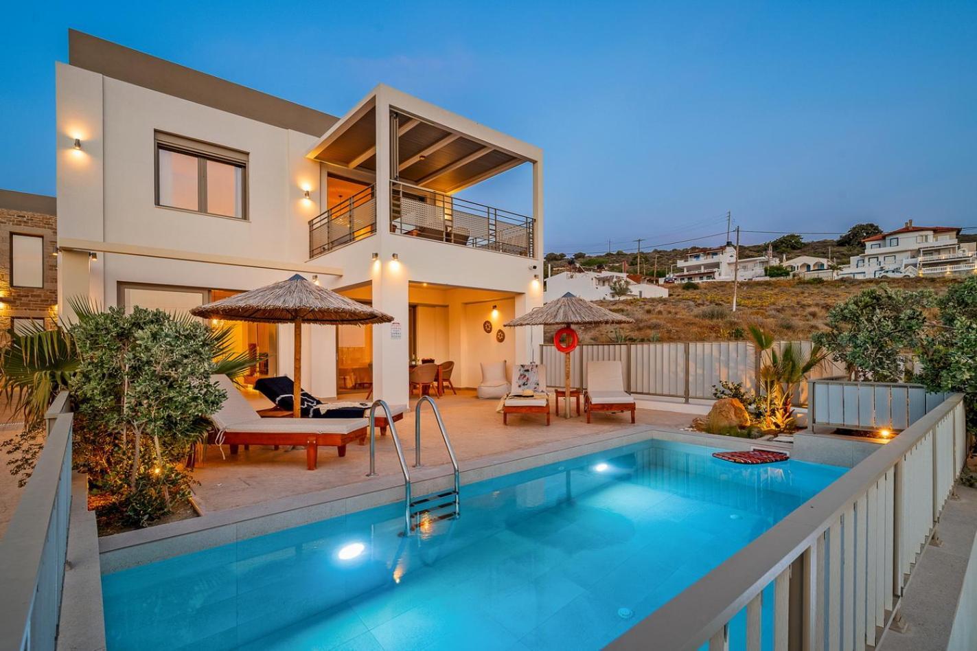 Ammokrinos Luxury Homes,150M From The Beach كالاماكي المظهر الخارجي الصورة