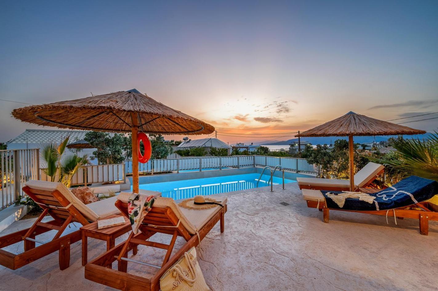 Ammokrinos Luxury Homes,150M From The Beach كالاماكي المظهر الخارجي الصورة