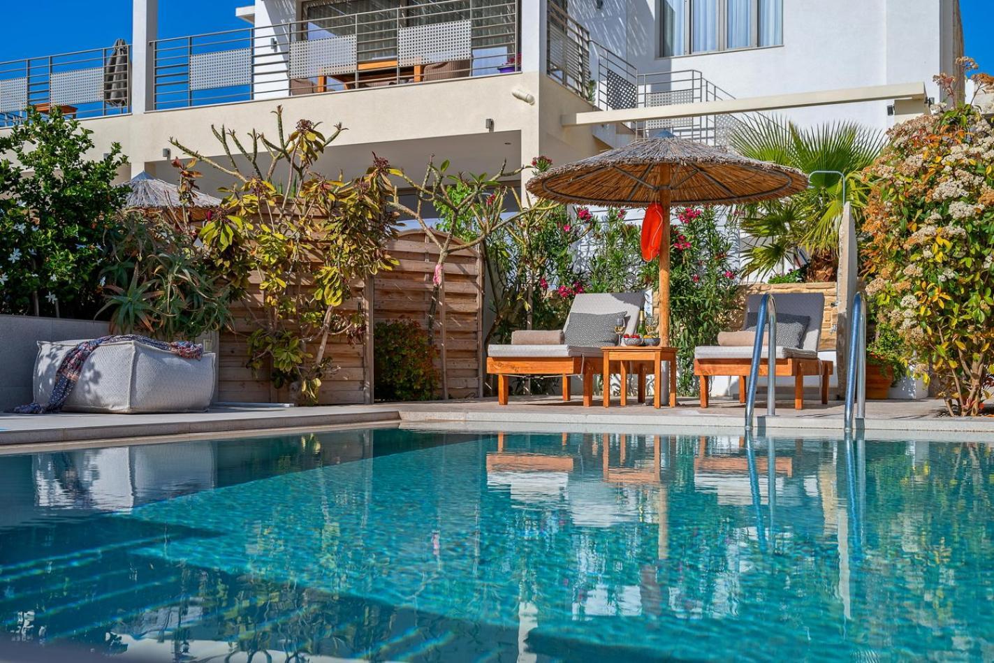 Ammokrinos Luxury Homes,150M From The Beach كالاماكي المظهر الخارجي الصورة