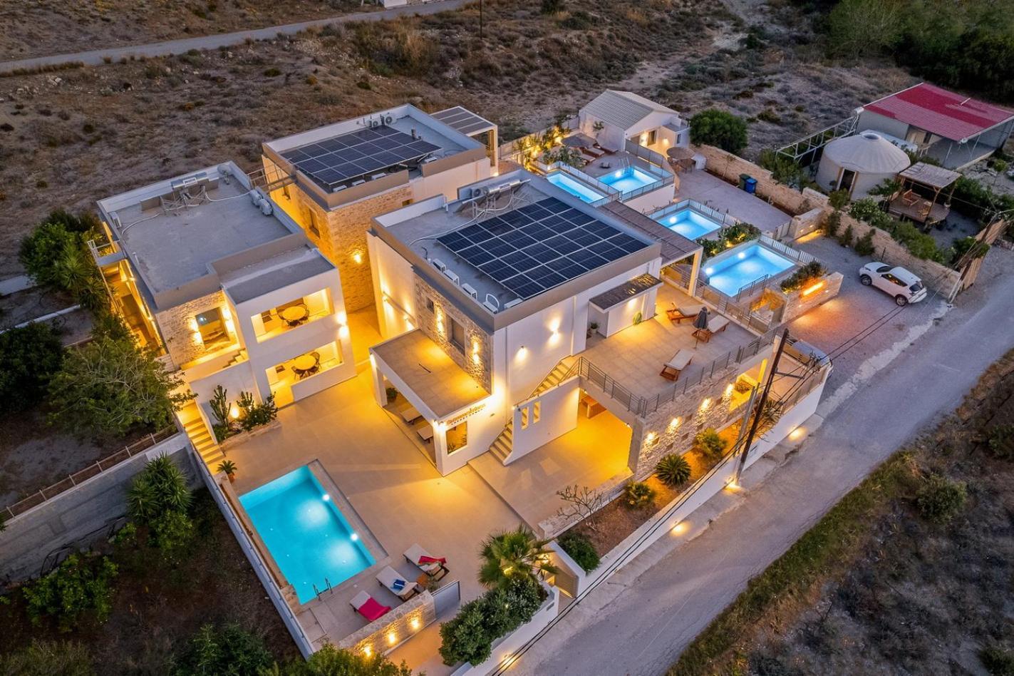 Ammokrinos Luxury Homes,150M From The Beach كالاماكي المظهر الخارجي الصورة