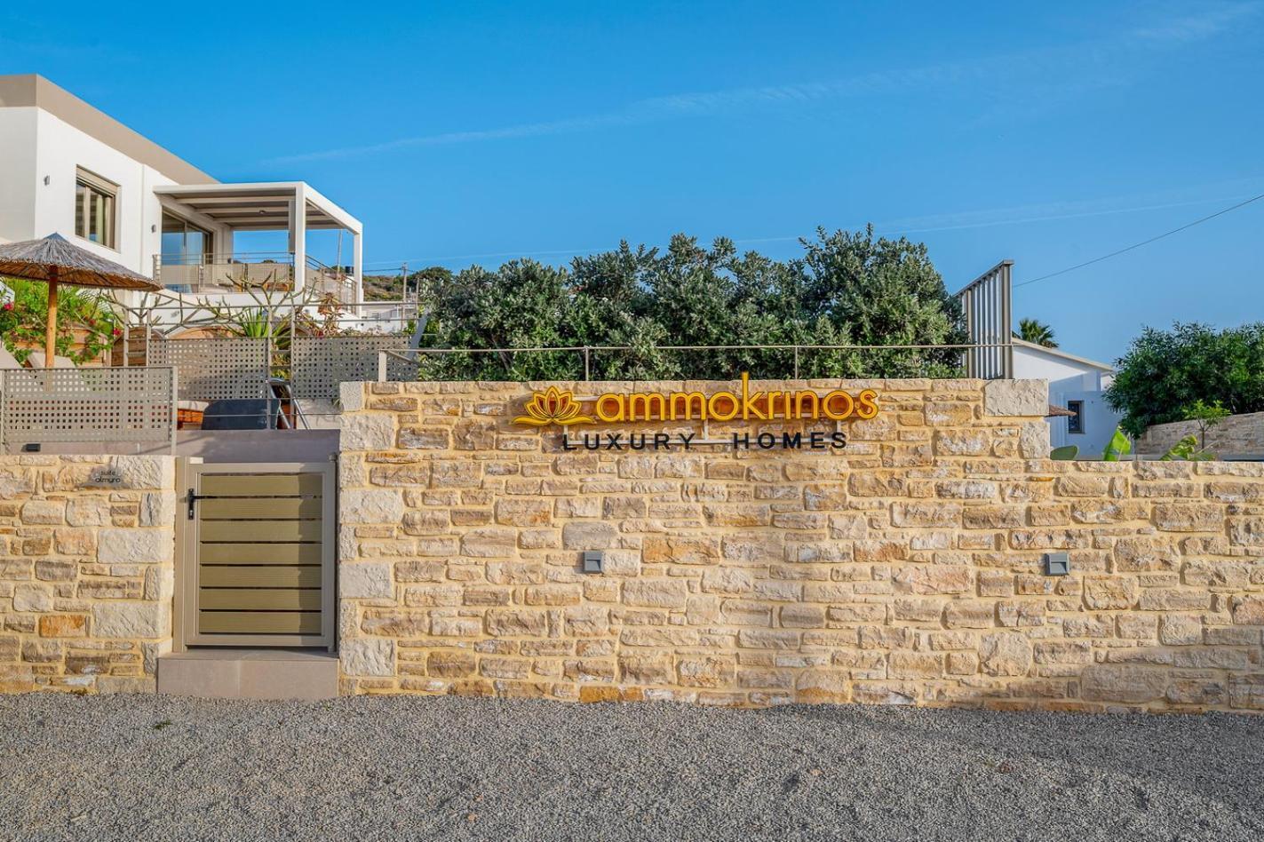 Ammokrinos Luxury Homes,150M From The Beach كالاماكي المظهر الخارجي الصورة